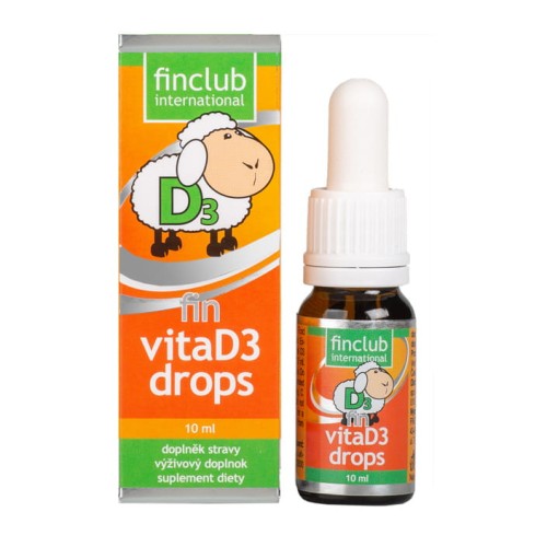 Witamina D3 w kroplach fin VitaD3drops 10 ml