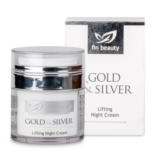 Krem do twarzy na noc Fin Beauty liftingujący gold&amp;silver 50ml