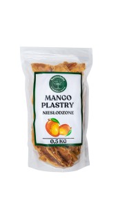 Mango suszone  plastry, niesłodzone  500 g Naturalsite