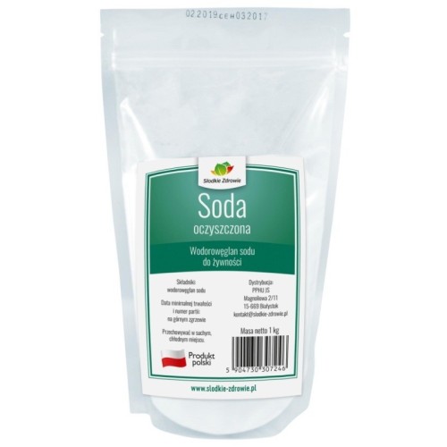 Soda Oczyszczona Naturalna 1000 g Słodkie Zdrowie