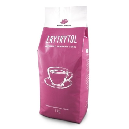 Erytrytol Naturalny Zamiennik Cukru 1000 g Słodkie Zdrowie