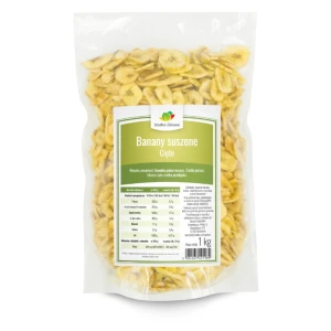 Chipsy Bananowe Chrupiące 500 g Słodkie Zdrowie