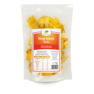 Mango Suszone Plastry Słodzone 1000 g Słodkie Zdrowie