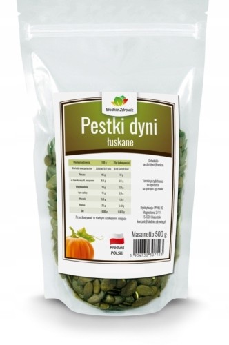 Pestki Dyni Łuskane Premium 1000 g Słodkie Zdrowie