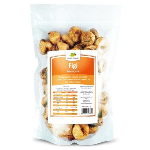 Figi Suszone Naturalne Owoce 1000 g Słodkie Zdrowie