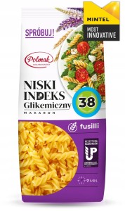 Makaron Świderki Niski Indeks Glikemiczny 250 g Pol-Mak