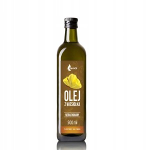 Olej z Wiesiołka Nierafinowany 500 ml VitaFarm