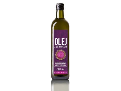 Olej Z Ostropestu Nierafinowany 500 ml VitaFarm