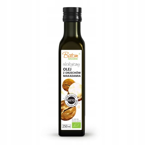 Olej Z Orzechów Makadamia 250 ml Batom