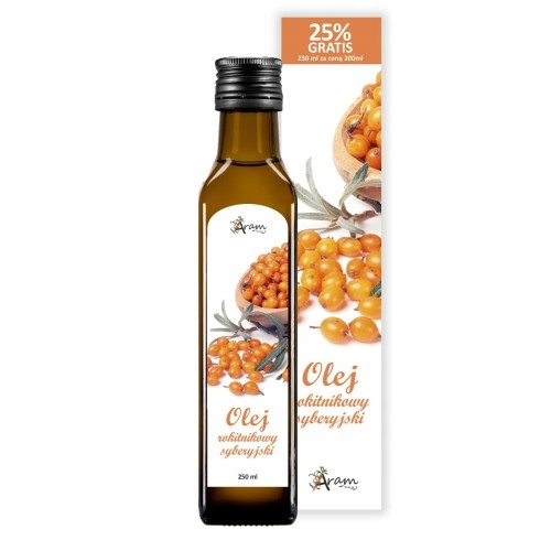 Olej Z Rokitnika Syberyjskiego 250 ml Aram Natura
