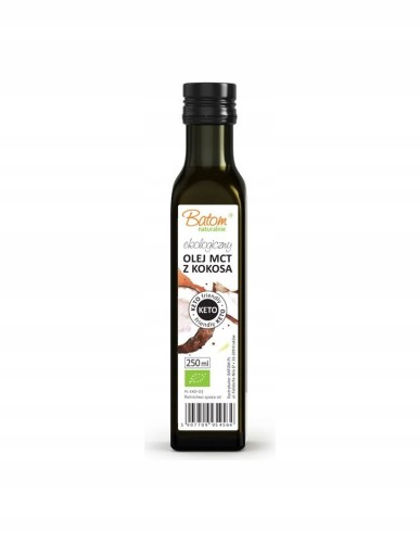 Olej Kokosowy Keto MCT Ekologiczny 250 ml Batom