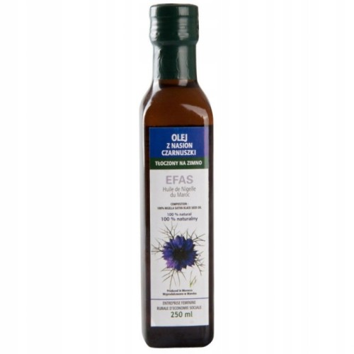 Olej Z Czarnuszki Naturalny 250 ml EFAS