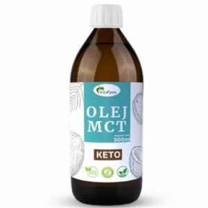 Olej MCT  z kokosa  100% keto 500 ml - VitaFarm