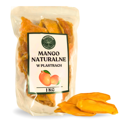 Mango naturalne w plastrach 1000 g Naturalsite
