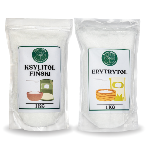 Zestaw słodzików Naturalsite – ksylitol + erytrytol