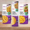 Zestaw makaronów Naturalsite - spaghetti + fusilli + penne