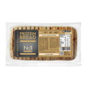 Keto Chleb Tostowy Wysokobiałkowy 365g, Beketo