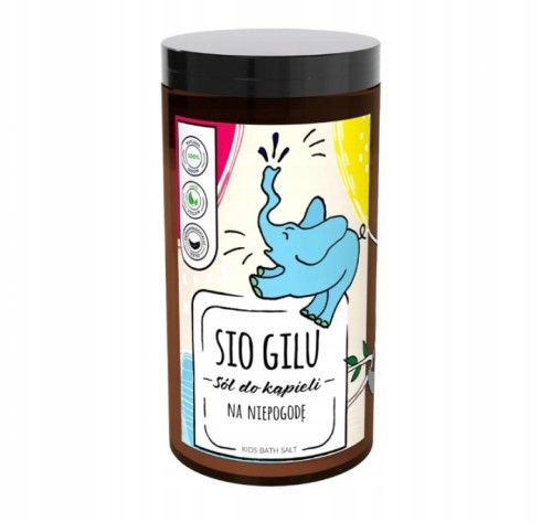 Sól do kąpieli Słomiana Pracownia Sio Gilu 560 g dla dzieci naturalna