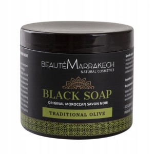 Mydło Czarne Naturalne Oliwne Beaute Marrakech Traitional Olive 200g