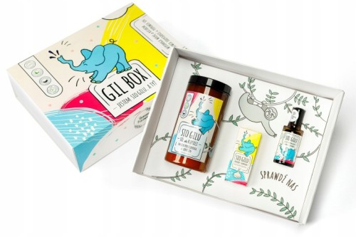 GIL BOX sio gilu - sól 560g + olejek 15ml + olejek 30ml Słomiana Pracownia
