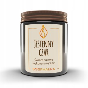Sojowa świeca zapachowa Jesienny Czar 190 g – Bosphaera