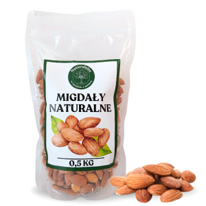 Migdały naturalne całe Naturalsite 500g