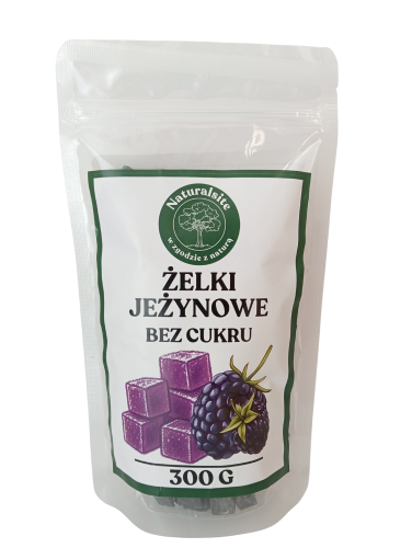 Żelki jeżynowe bez cukru Naturalsite 300g