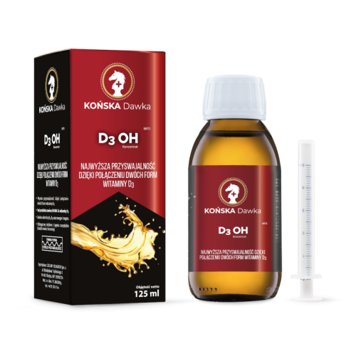 Końska Dawka Witamina D3 OH 125ml