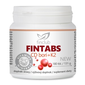 Suplement diety Fintabs CD bori+K2,180 szt,