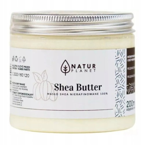 Masło Shea Nierafinowane 200ml Natur Planet