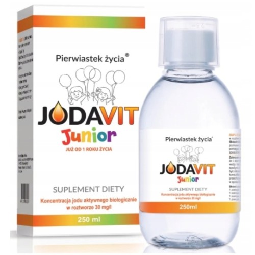 JODAVIT JUNIOR-jod dla dzieci naturalny Pierwiastek życia  250ml