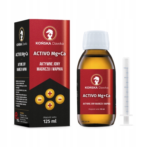 Końska Dawka Activo Mg + Ca  125ml - Magnez i wapń