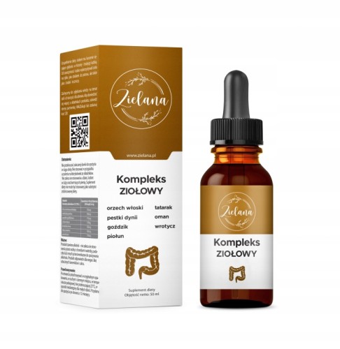 Kompleks  Ziołowy płyn 50ml Zielana