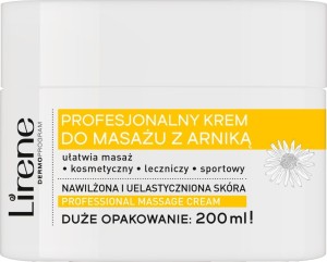 Profesjonalny krem do masażu z arniką Lirene 200 ml