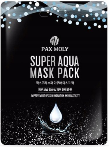 Maseczka w płacie Super Aqua nawilżająca do twarzy Pax Moly 25 ml