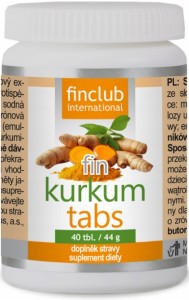 Suplement diety Fin Kurkumtabs ekstrakt z kurkumy 40 tabletek Finclub