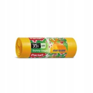Worki na śmieci z uszami o zapachu ananasa 35l x 20 szt. Paclan