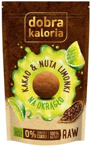 Kulki mocy kakao z nutą limonki 65 g Dobra kaloria
