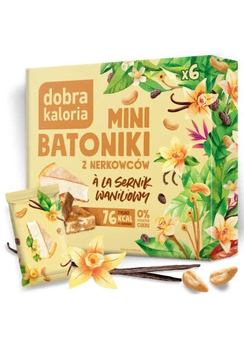 Mini batoniki à la sernik waniliowy 102 g Dobra kaloria