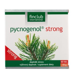 Suplement diety na krążenie, odporność, antyhistaminowy FinClub Pycnogenol Strong 60 tabletek